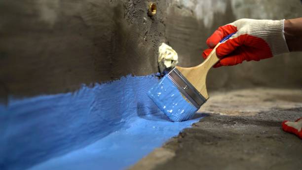 Crawl space vapor barrier installation in Bellevue, IL